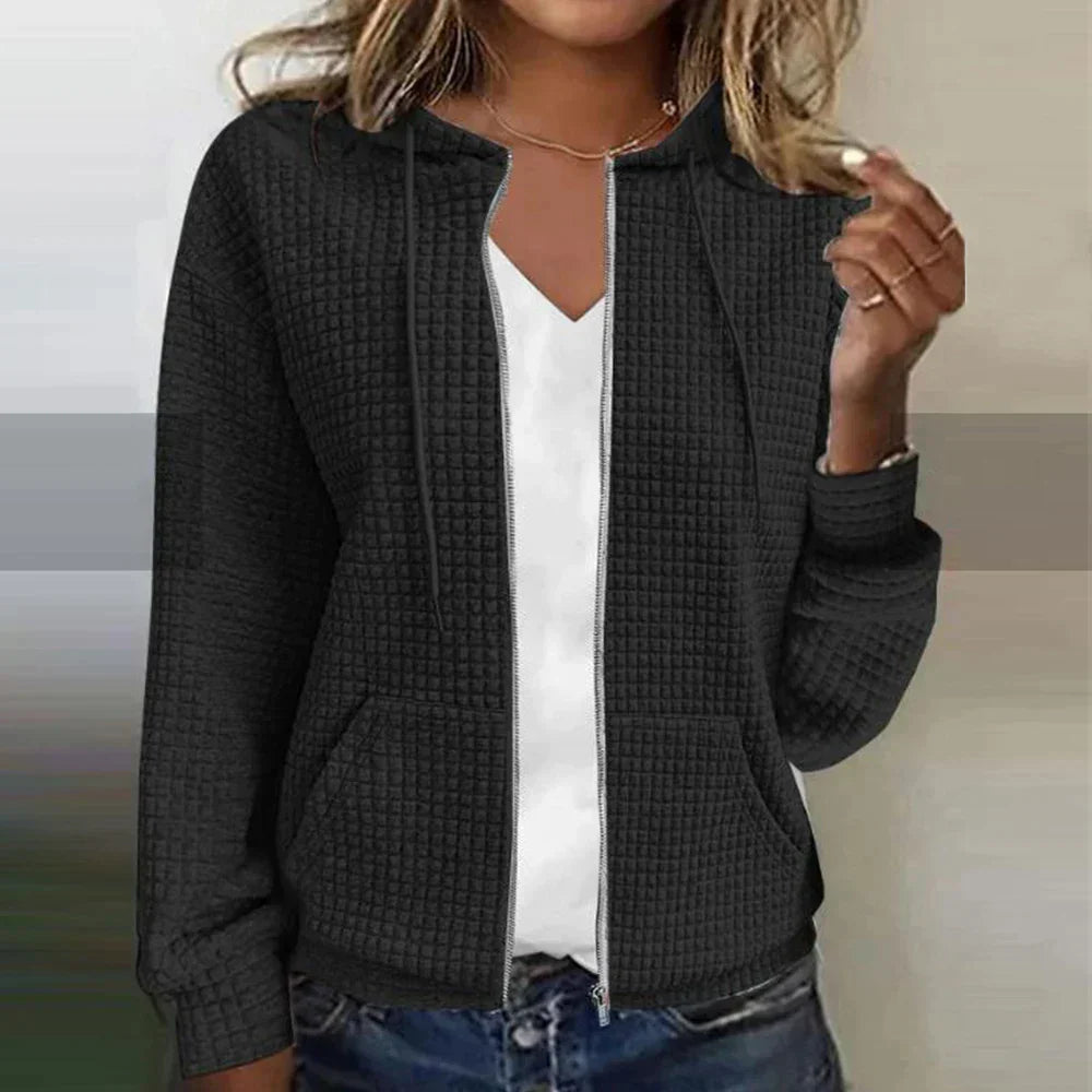 Nerissae | Women's Hooded Zip Jacket