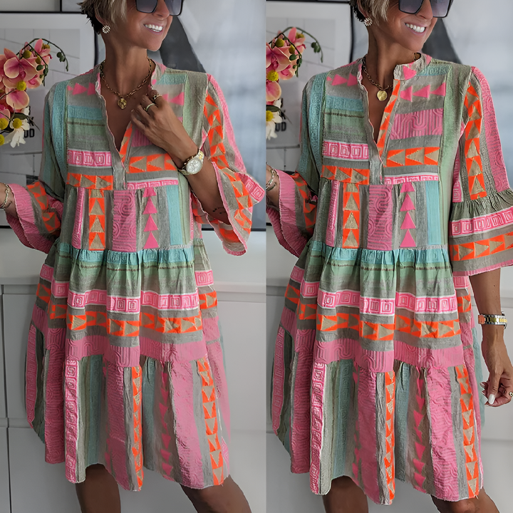 Bernice | Women's Spring Printed Midi Dress