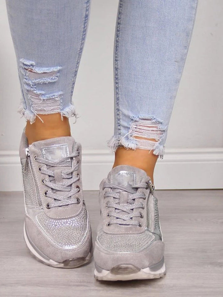 Kavira | Women's Zip Detail Comfort Sneakers