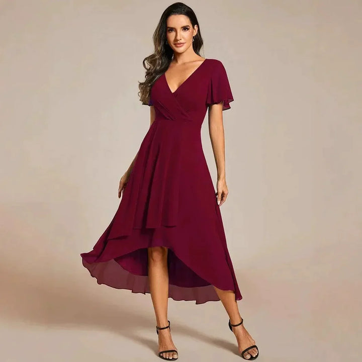 Alura | Women's Flowing Hi-Low Summer Midi Dress