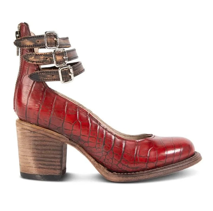 Eglantine | Women's Block Heel Strap Shoes