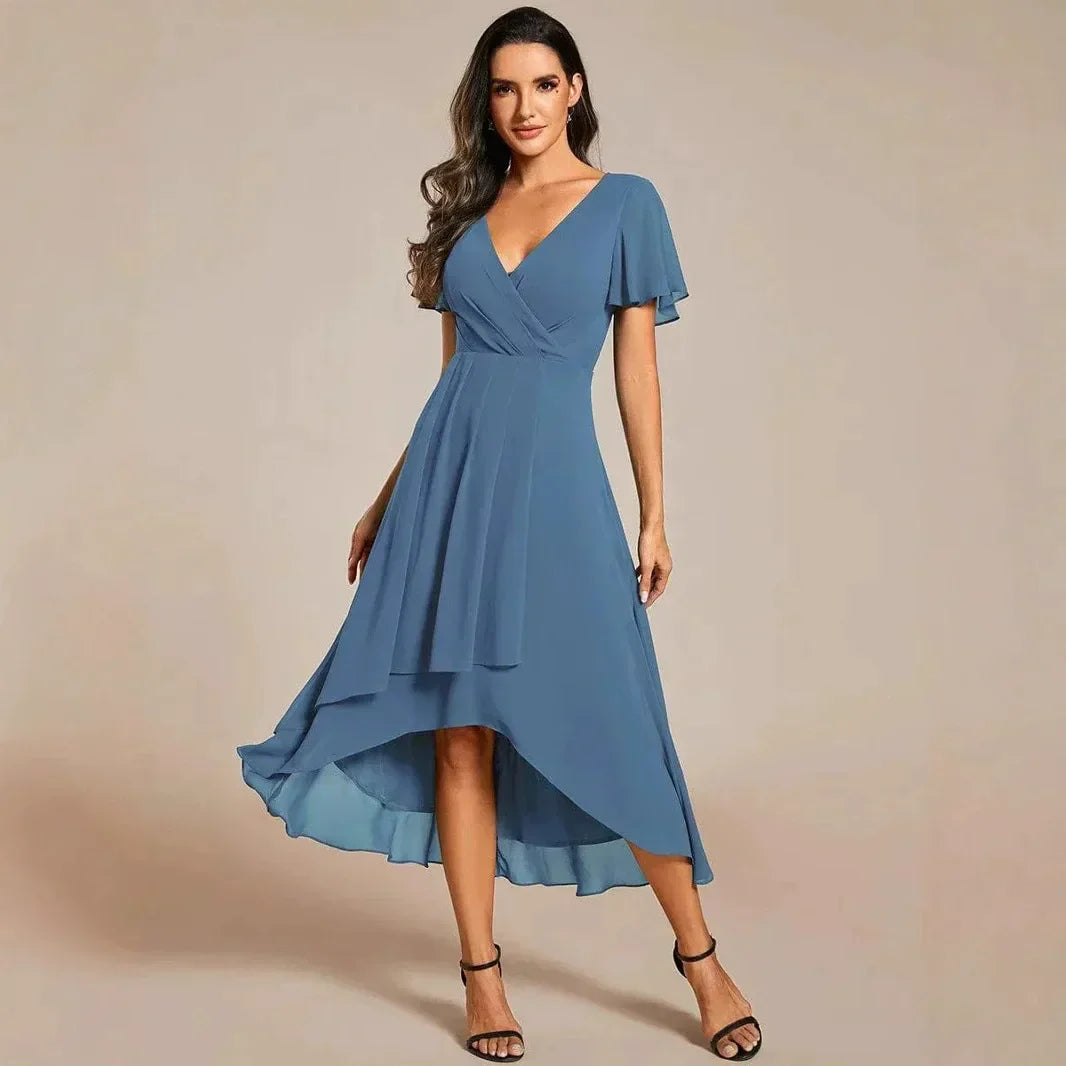 Alura | Women's Flowing Hi-Low Summer Midi Dress