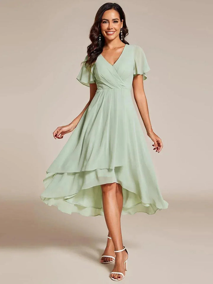 Alura | Women's Flowing Hi-Low Summer Midi Dress
