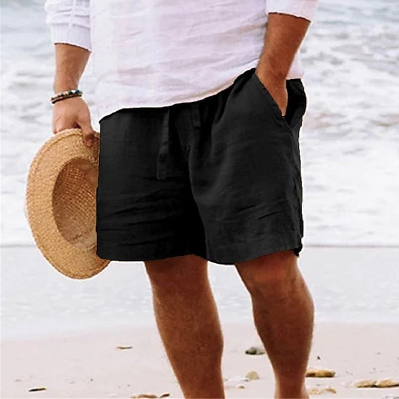 Nerion | Men's Linen Casual Shorts