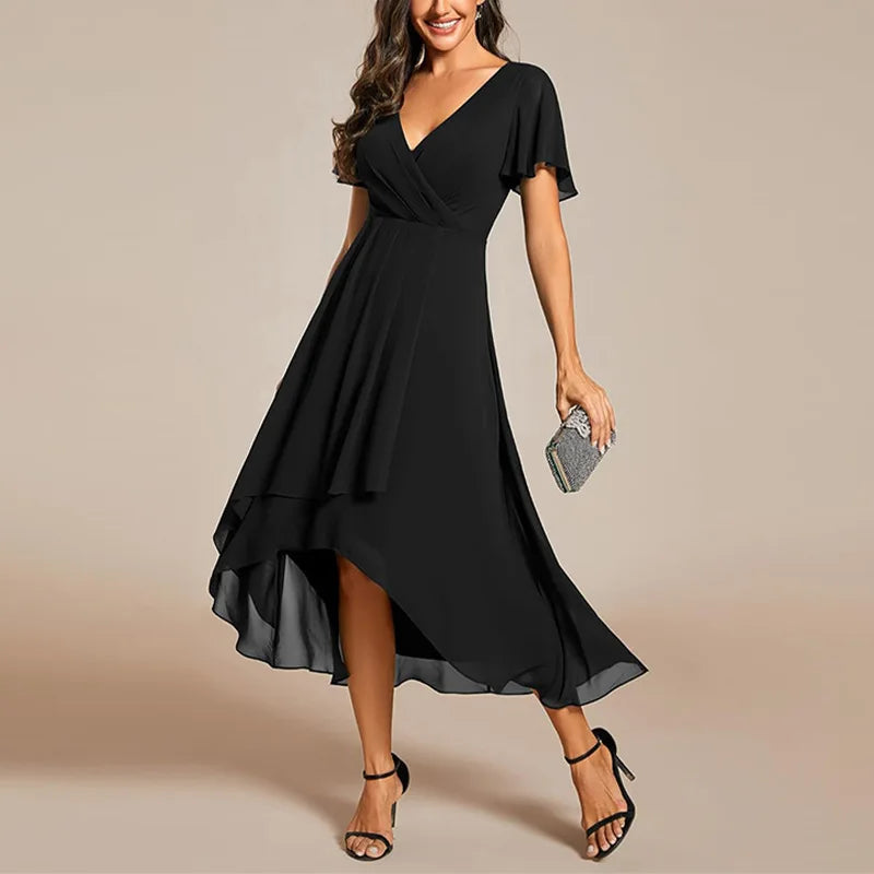 Alura | Women's Flowing Hi-Low Summer Midi Dress