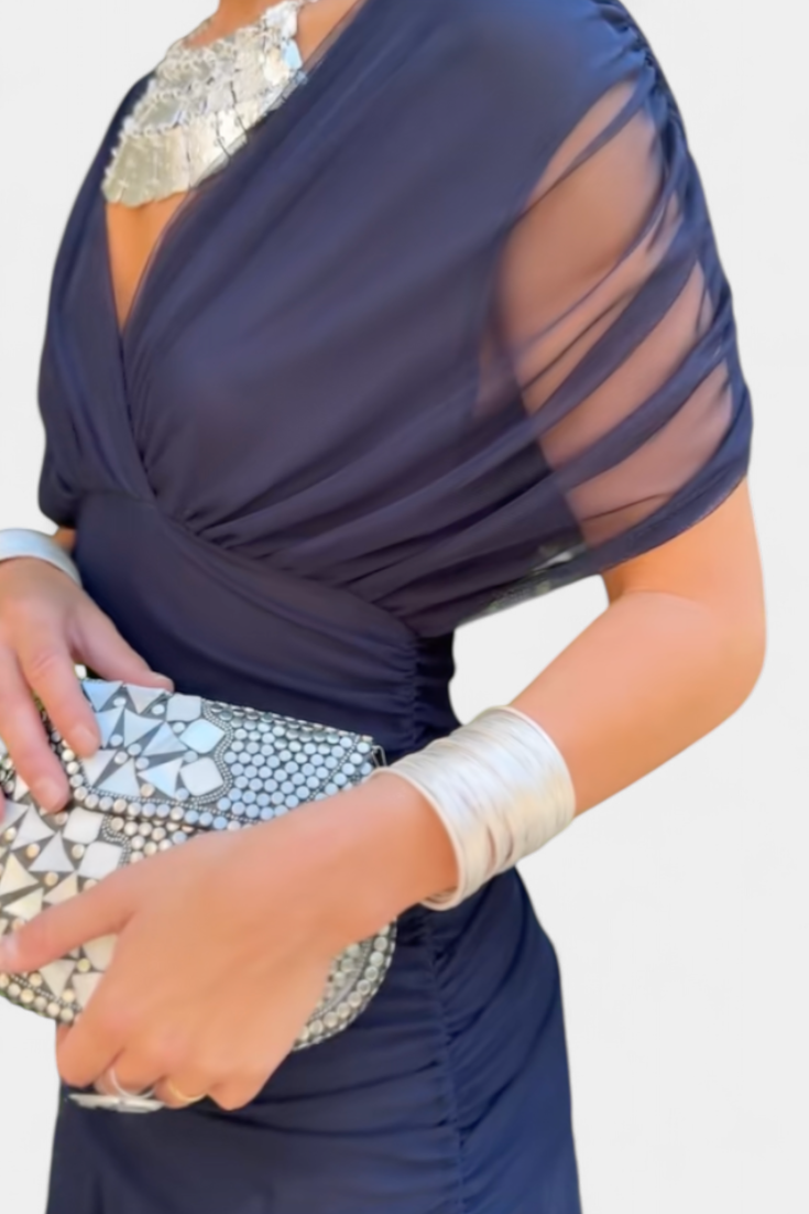 Jocelyn | Women's Elegant Floral V Neck Maxi Dress