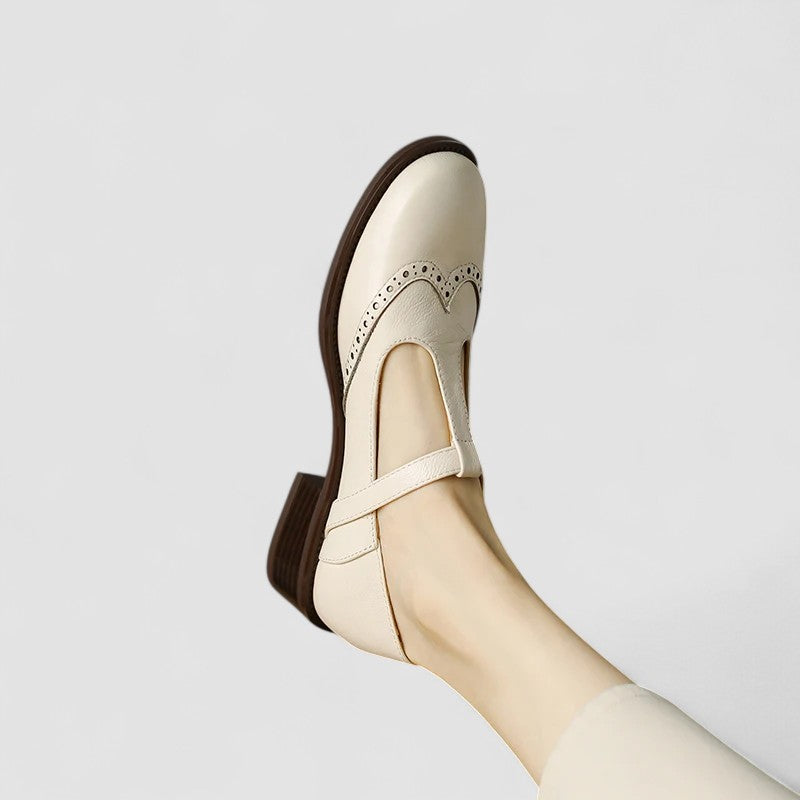 Meriel | Women's Vintage T Strap Mary Jane Shoes