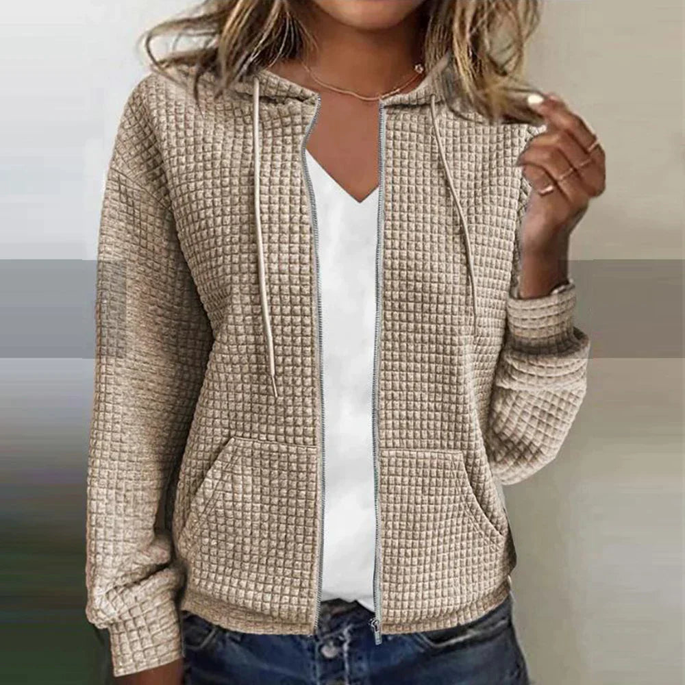 Nerissae | Women's Hooded Zip Jacket
