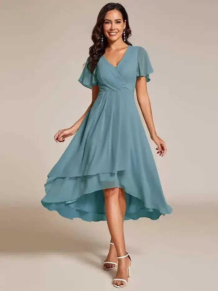 Alura | Women's Flowing Hi-Low Summer Midi Dress