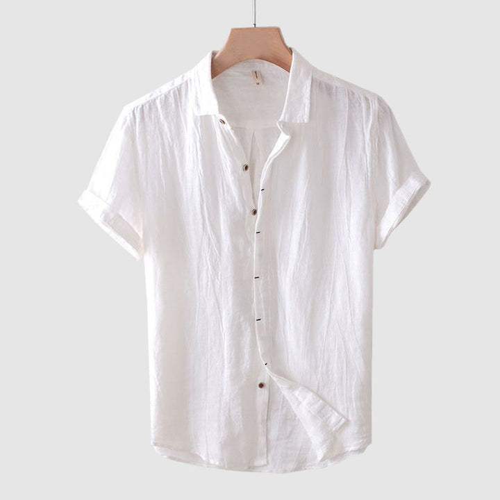 Arrol | Men's Short Sleeve Linen Shirt