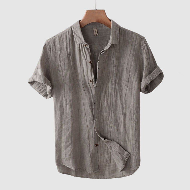 Arrol | Men's Short Sleeve Linen Shirt