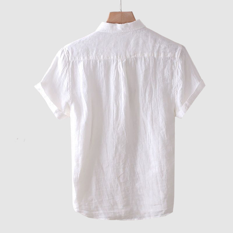 Arrol | Men's Short Sleeve Linen Shirt