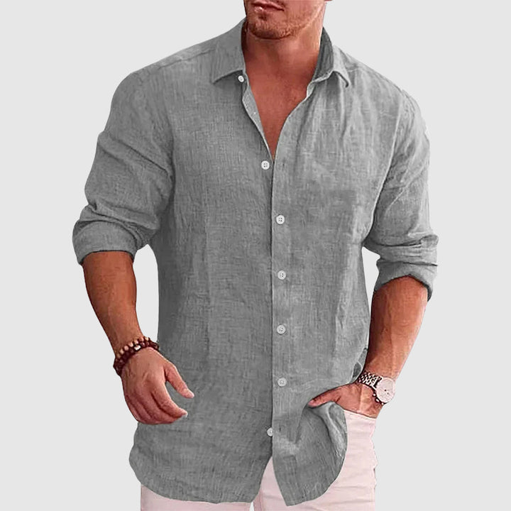 Beckett | Men's Rustic Linen Shirt
