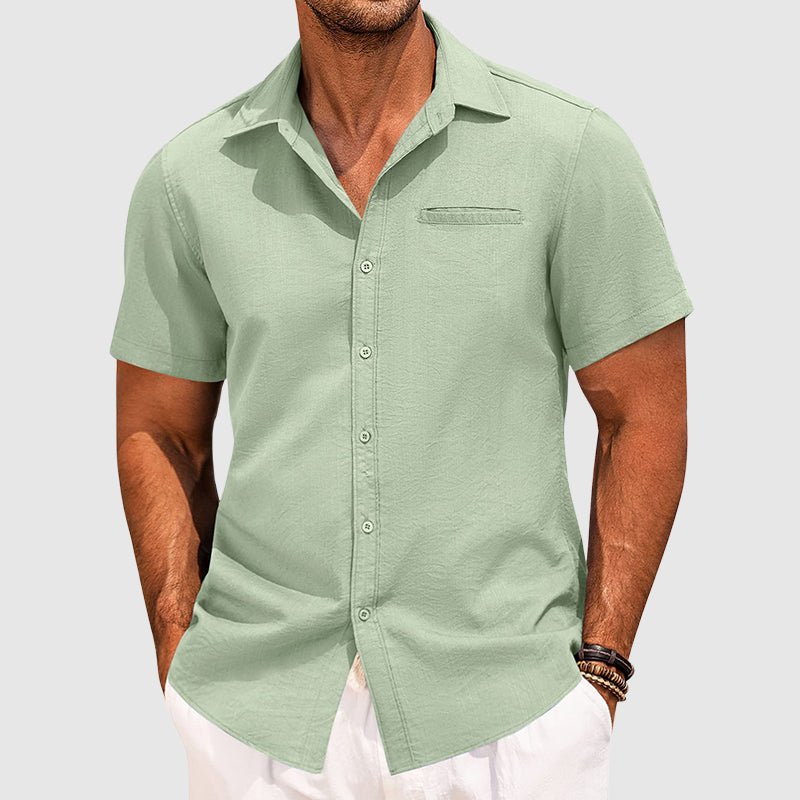Barnett | Men's Short Sleeve Summer Shirt