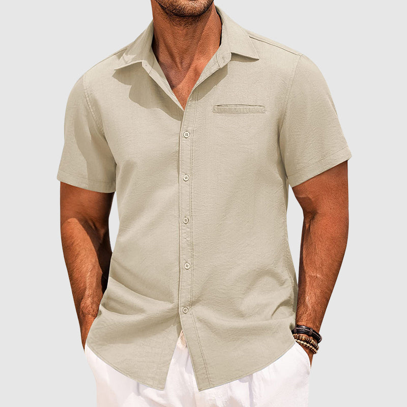 Barnett | Men's Short Sleeve Summer Shirt