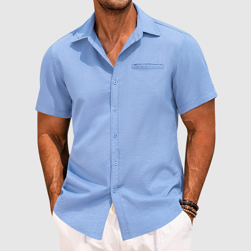 Barnett | Men's Short Sleeve Summer Shirt