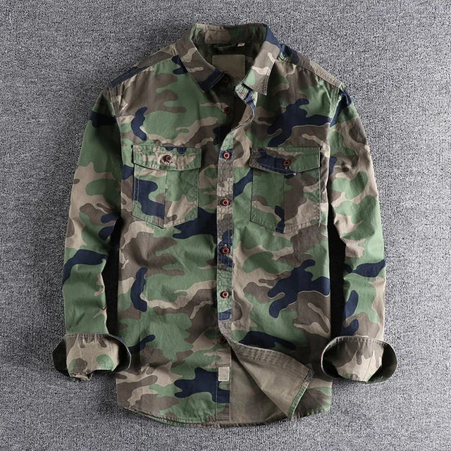 Berkeley | Men's Camo Button-Up Shirt