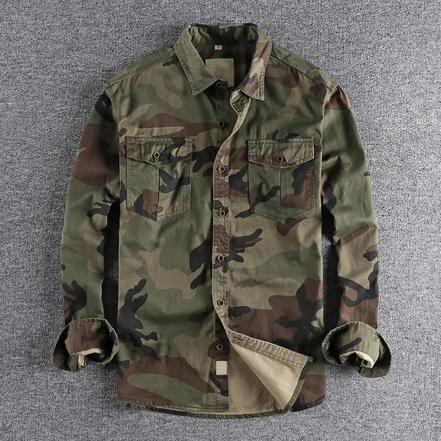 Berkeley | Men's Camo Button-Up Shirt