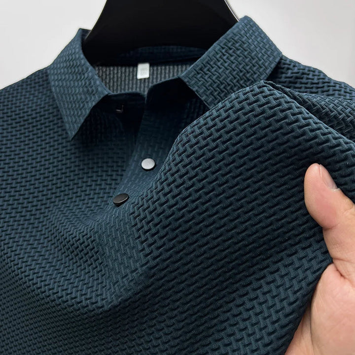 Alberic | Men's Classic Textured Polo Shirt