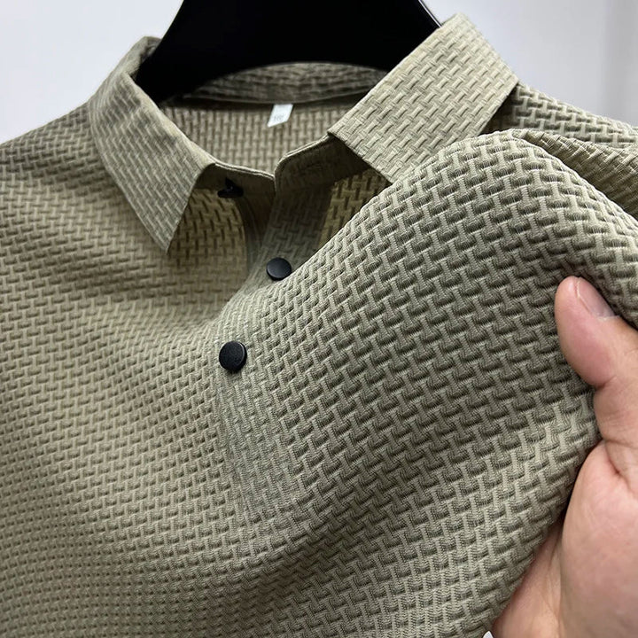 Alberic | Men's Classic Textured Polo Shirt