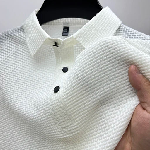 Alberic | Men's Classic Textured Polo Shirt