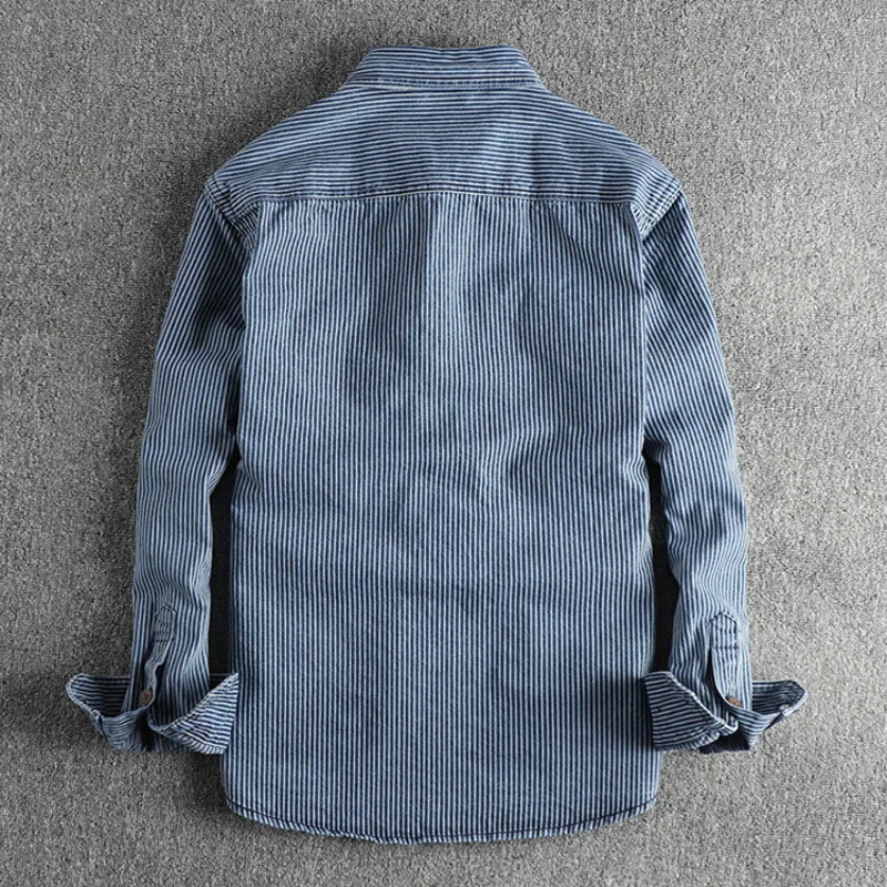 Athelstan | Men's Vintage  Stripe Shirt