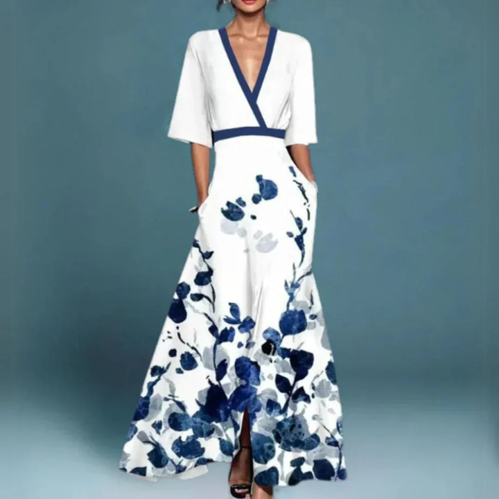 Bea | Women's Elegant Floral Maxi Dress