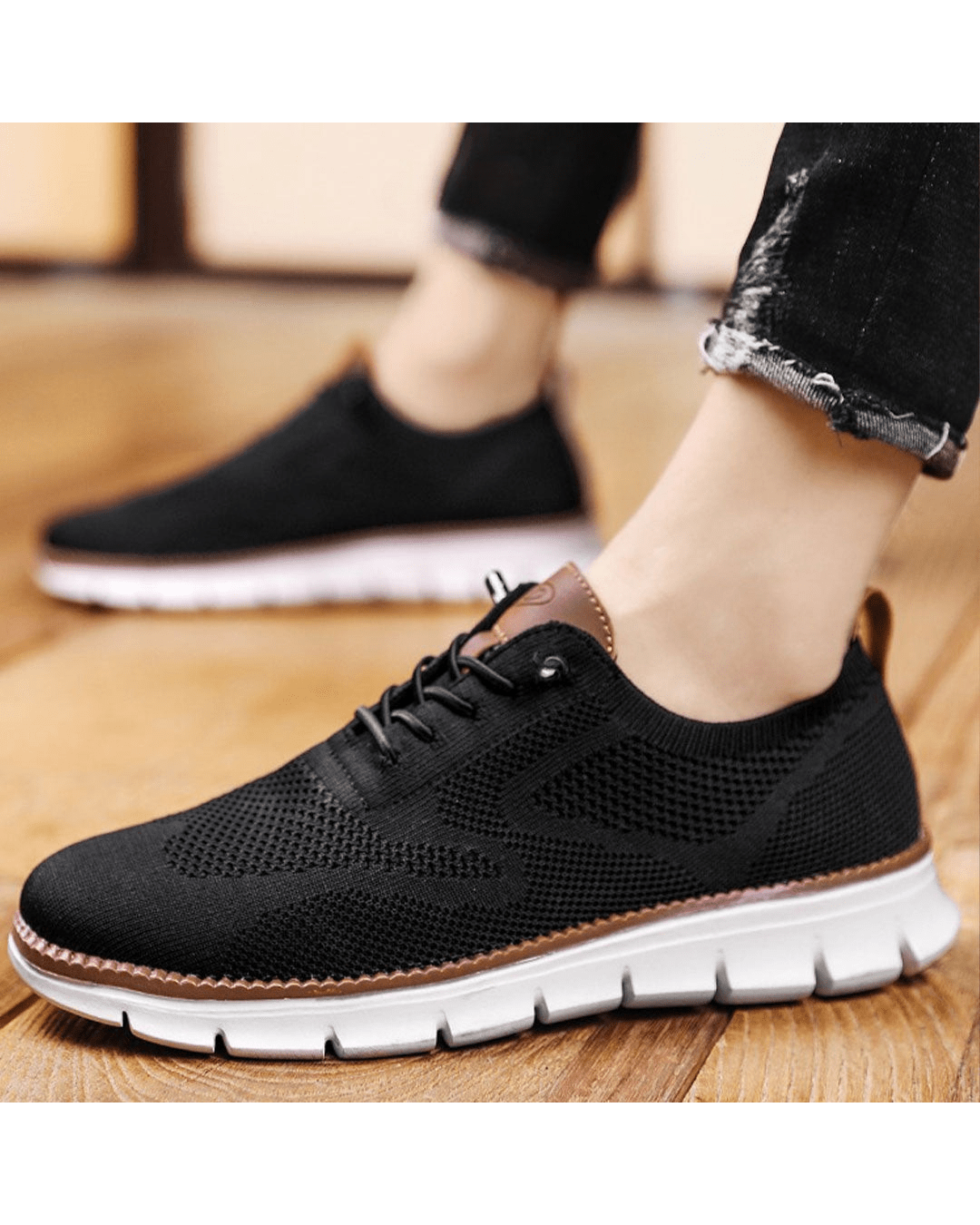 Clayton | Men's Retro Lace Up Sneakers