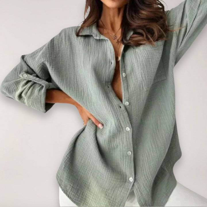 Kaelis | Women's Linen Button Shirt