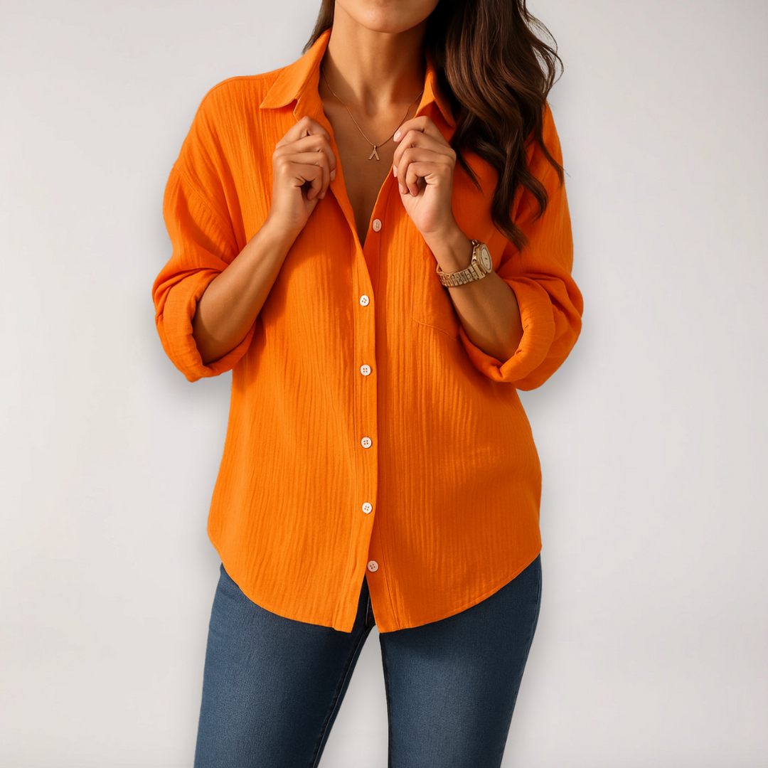 Kaelis | Women's Linen Button Shirt