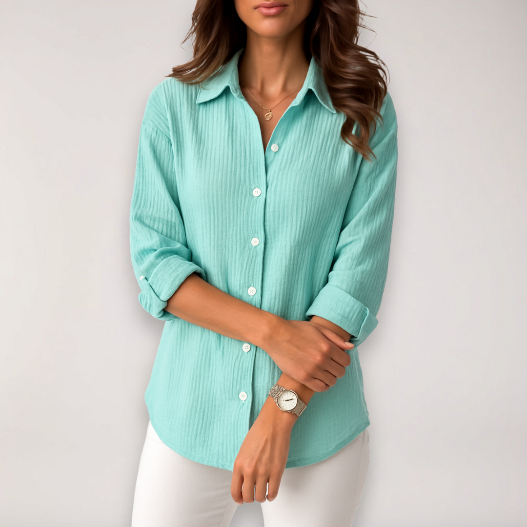 Kaelis | Women's Linen Button Shirt