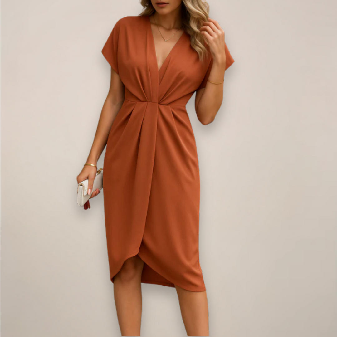 Rayna | Women's Wrap Midi Dress