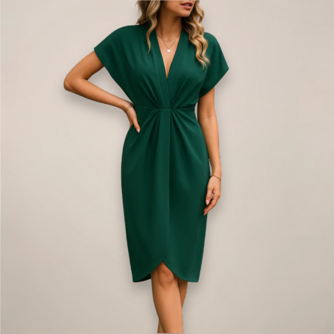 Rayna | Women's Wrap Midi Dress