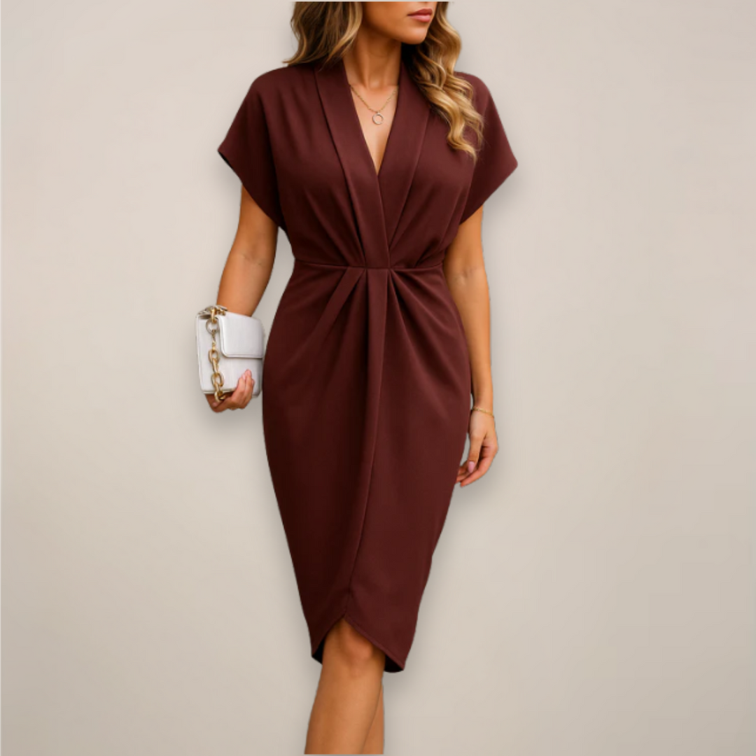 Rayna | Women's Wrap Midi Dress