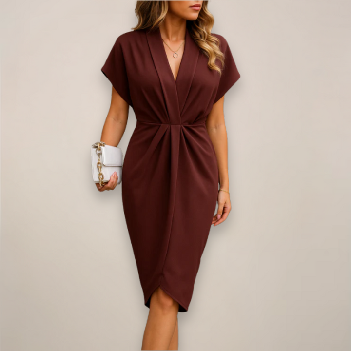 Rayna | Women's Wrap Midi Dress