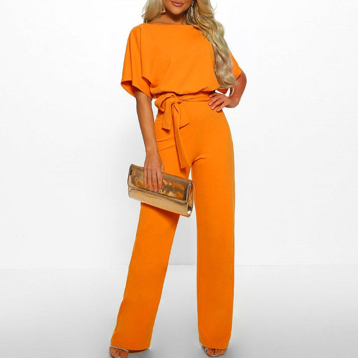 Havira | Women's Elegant Belted Jumpsuit
