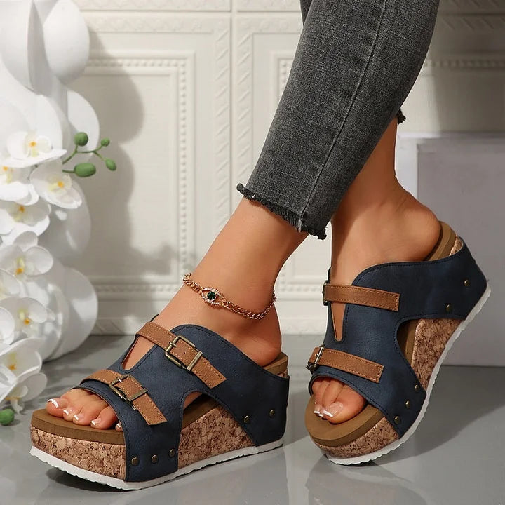 Beverly | Women's Orthopedic Wedge Sandals