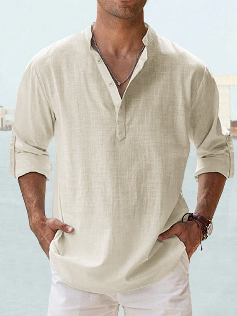 Ryker | Men's Linen Long Sleeve Shirt