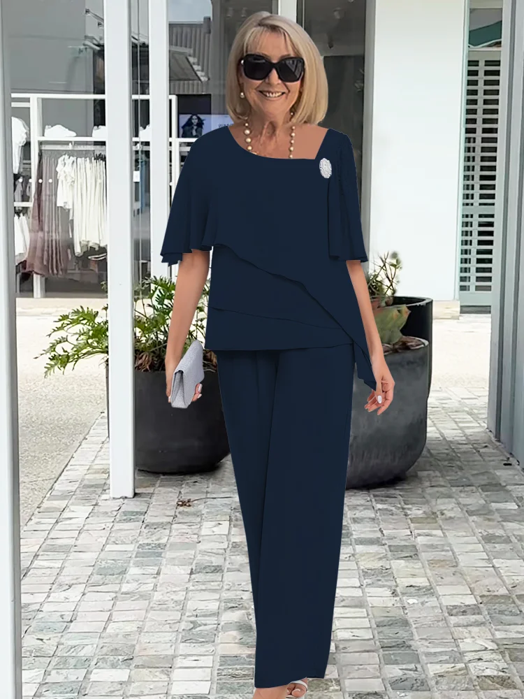 Briseis | Women's Elegant Layered Two Piece Set