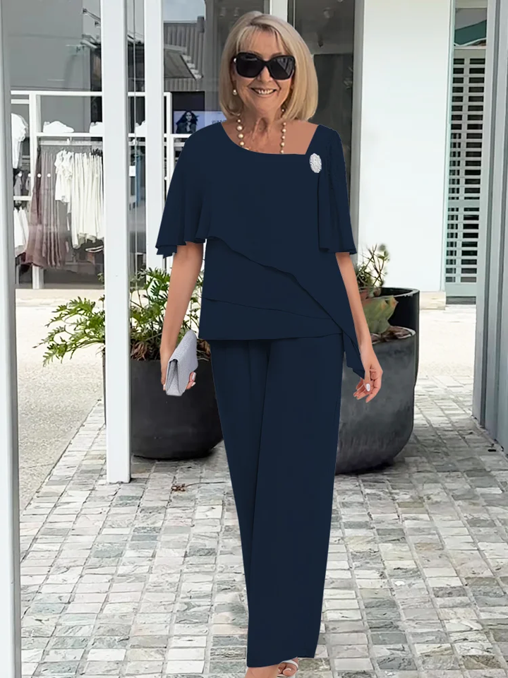 Briseis | Women's Elegant Layered Two Piece Set