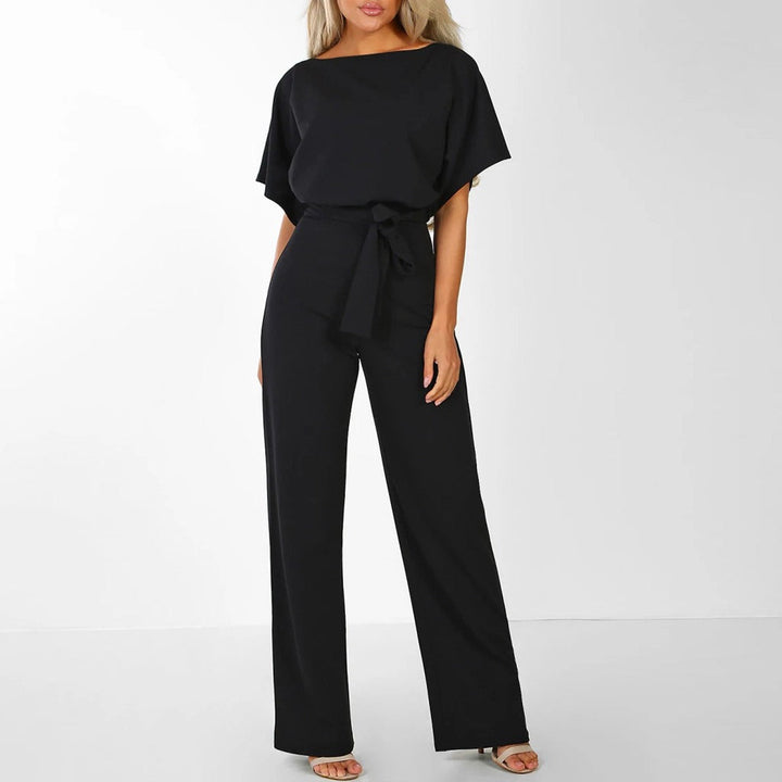 Havira | Women's Elegant Belted Jumpsuit