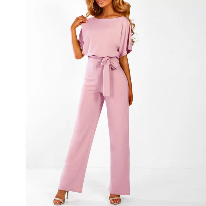 Havira | Women's Elegant Belted Jumpsuit