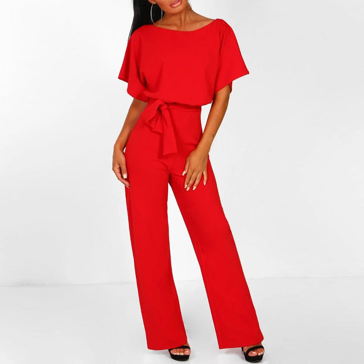 Havira | Women's Elegant Belted Jumpsuit