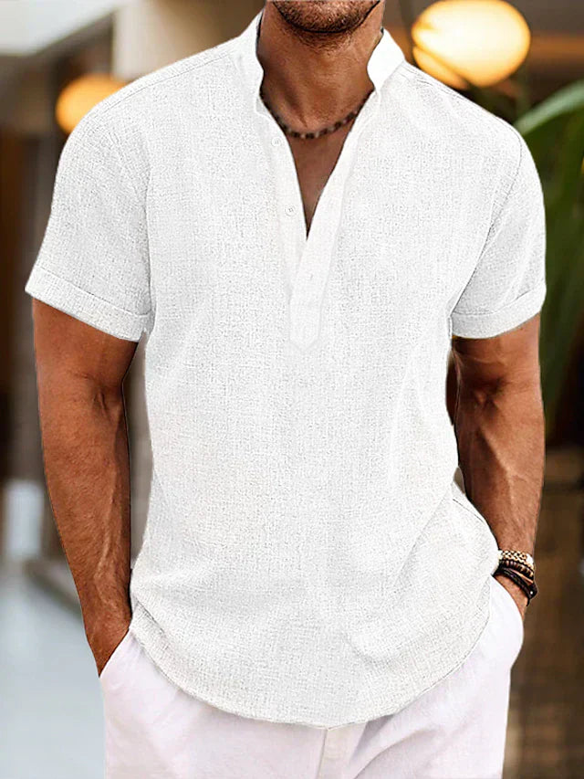 Orion | Men's Short Sleeve Henley Shirt