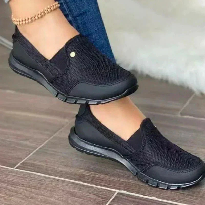 Bliss | Women's Mesh Slip-On Flat Sneakers