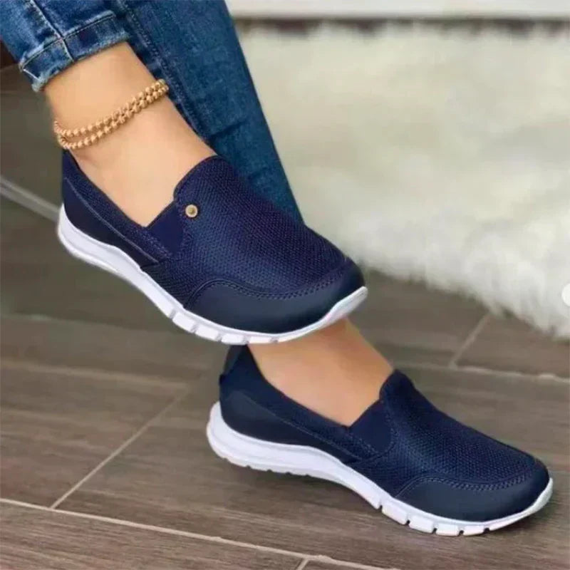 Bliss | Women's Mesh Slip-On Flat Sneakers