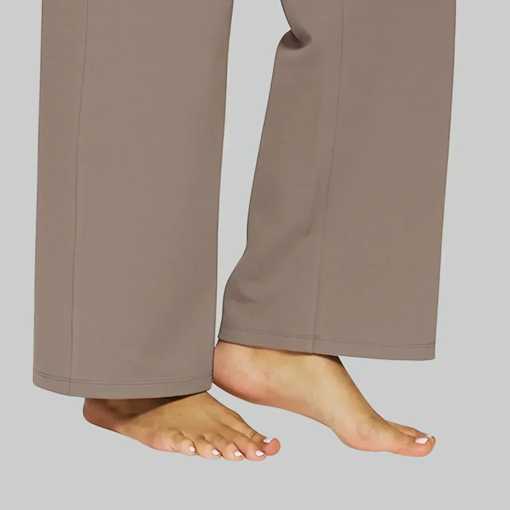Acantha | Women's Elegant Wide Leg Soft Trousers