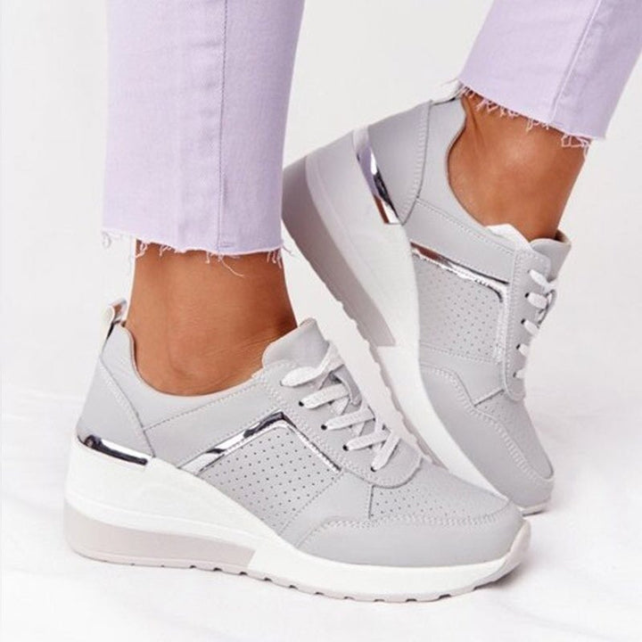 Aurelia | Women's Platform Lace-Up Sneakers