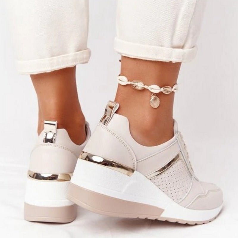 Aurelia | Women's Platform Lace-Up Sneakers