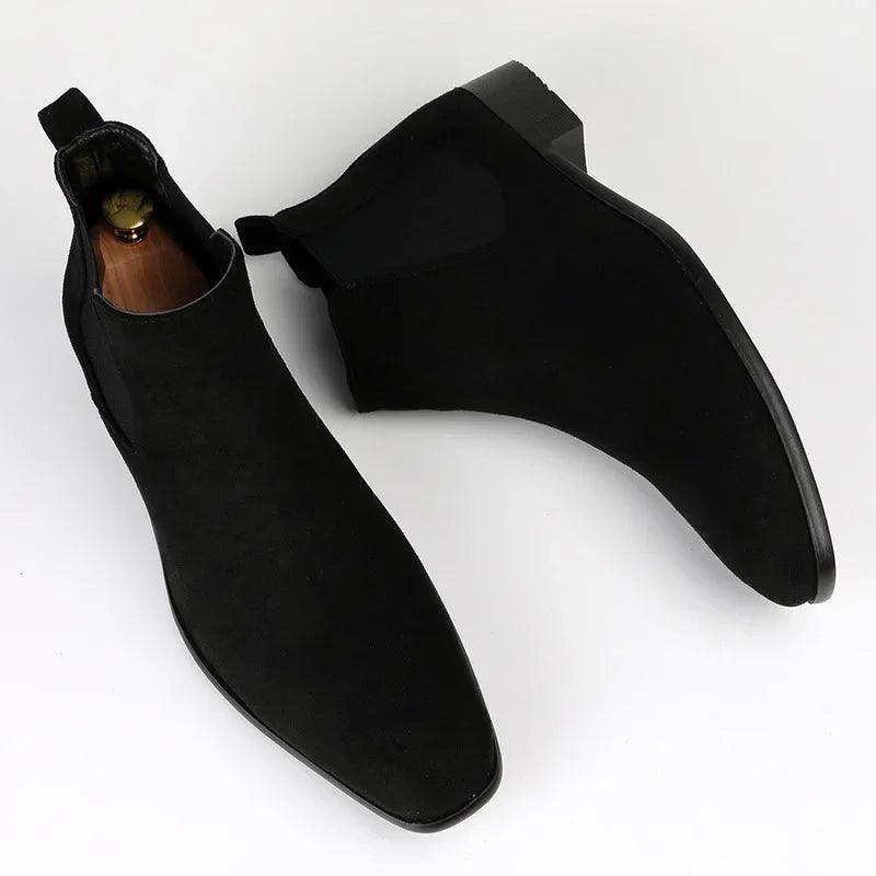 Lioren | Men's Suede Chelsea Boots